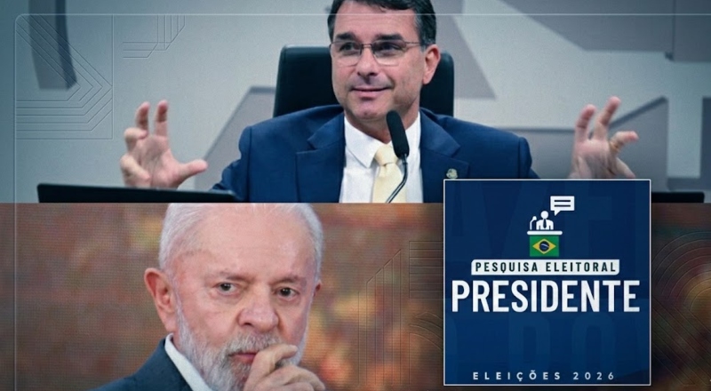 Flávio Bolsonaro vence Lula em 2º turno, aponta pesquisa recente