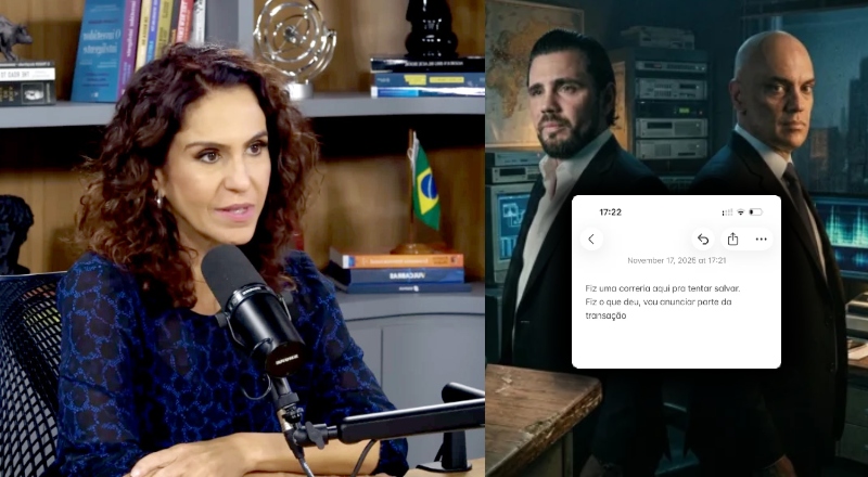 Jornalista Malu Gaspar revela que Vorcaro falou a Alexandre de Moraes