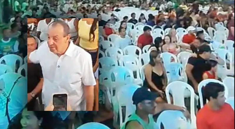 Desastre de público: Omar Aziz enfrenta fiasco no Morro da Liberdade