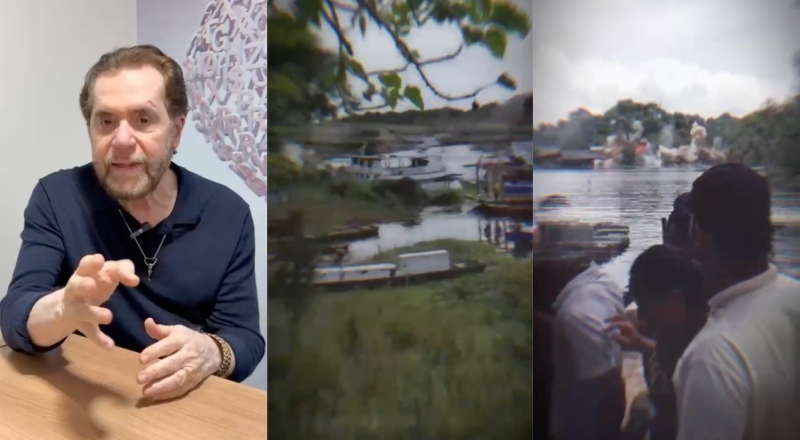 Senador Plínio Valério denuncia explosões de balsas no AM