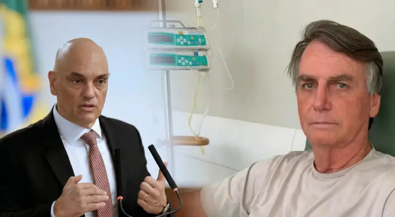 Ministro Alexandre de Moraes concede prisão domiciliar a Bolsonaro