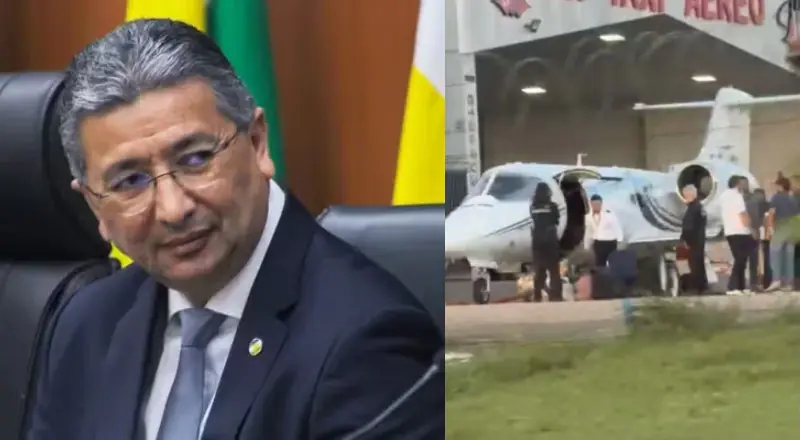 Avião com governador de Roraima é abordado pela Polícia Federal