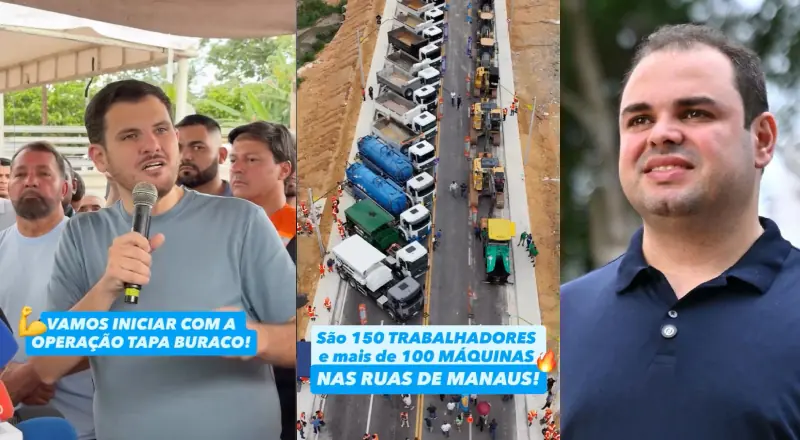 União pelo Povo: Asfalto de Manaus em Recuperação Rápida