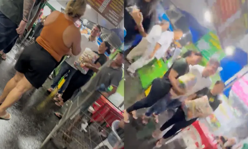 Rodrigo Guedes é flagrado distribuindo cestas básicas na Aparecida