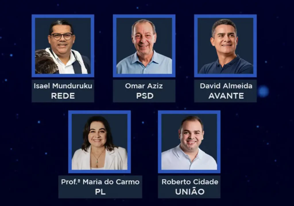 Duelo de propostas: candidatos ao Governo do Amazonas se enfrentam