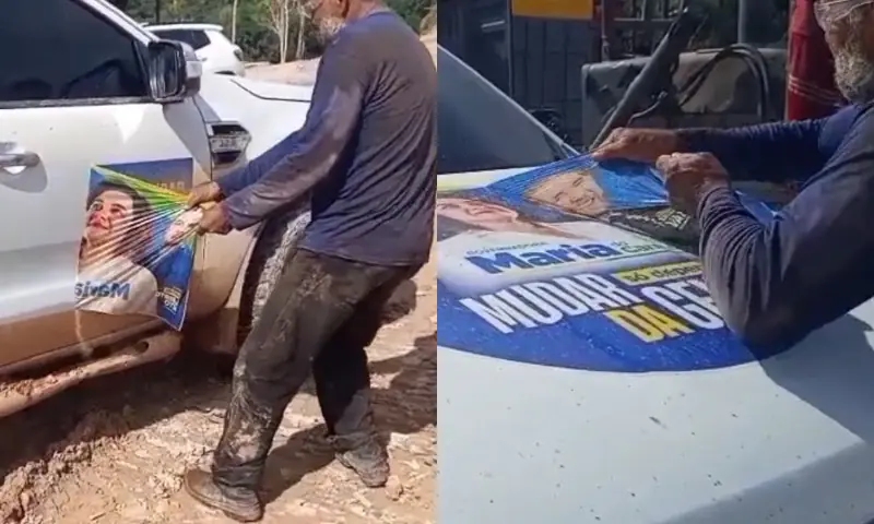 “Já começou prometendo e não cumprindo”: eleitor reage em vídeo