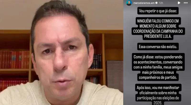 Marcelo Ramos mantém mistério sobre seu futuro nas eleições 2026: O que vem a seguir?