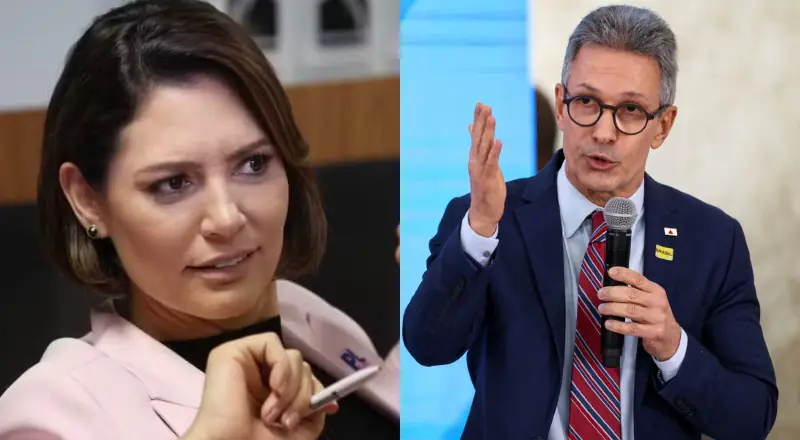 Michelle Bolsonaro descarta vice de Zema em 2026 com firmeza