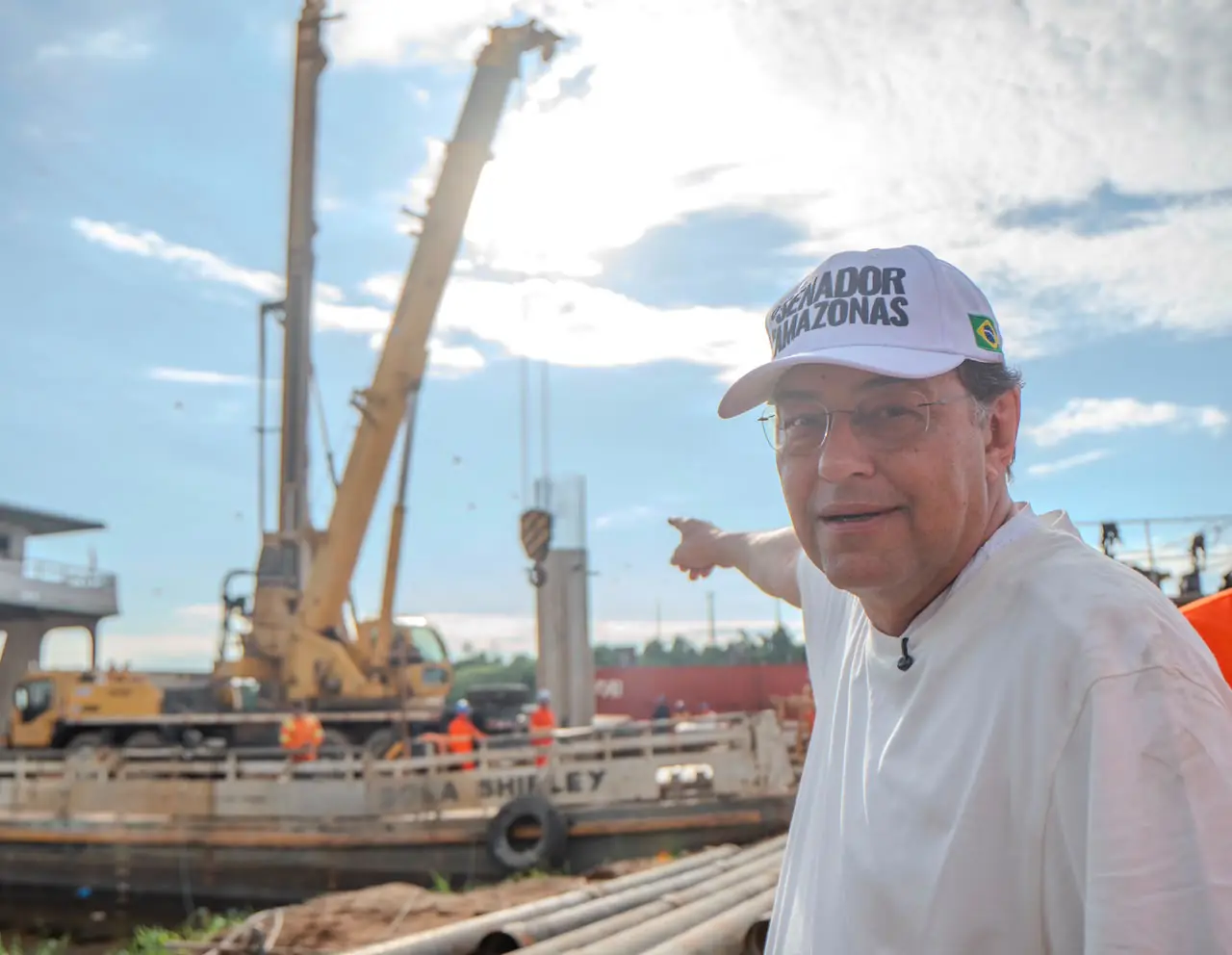 Eduardo Braga comemora decisão do STJ e avança obras da Ponte