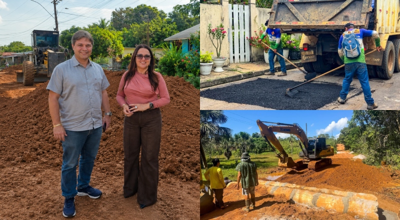 Manacapuru em obras! Investimentos em infraestrutura avançam rápido