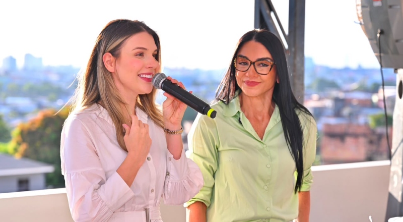 Izabelle e Shádia promovem evento do Avante Mulher com sucesso