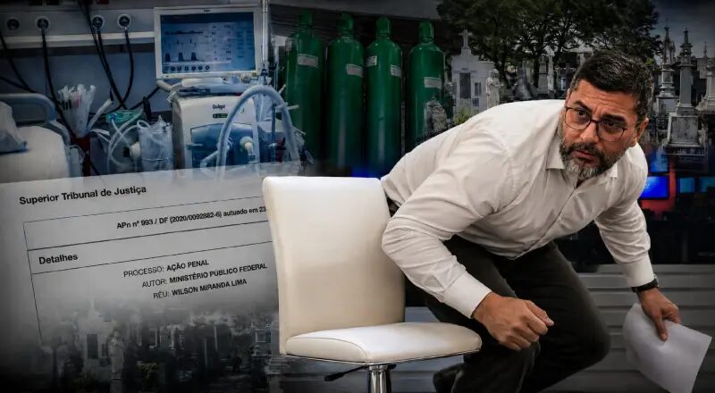 “F” de fujão: Wilson Lima evita perguntas sobre respiradores