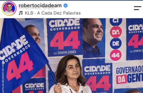 Campanha de baixo nível: ataque de Roberto Cidade em redes sociais