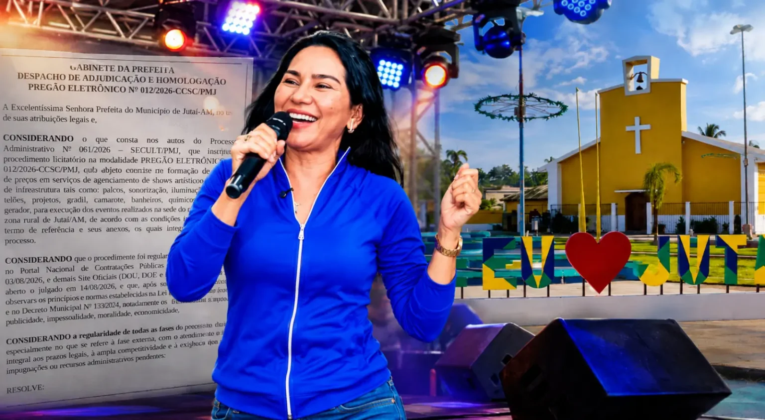 Conheça as empresas que ganharam licitação para eventos em Jutaí