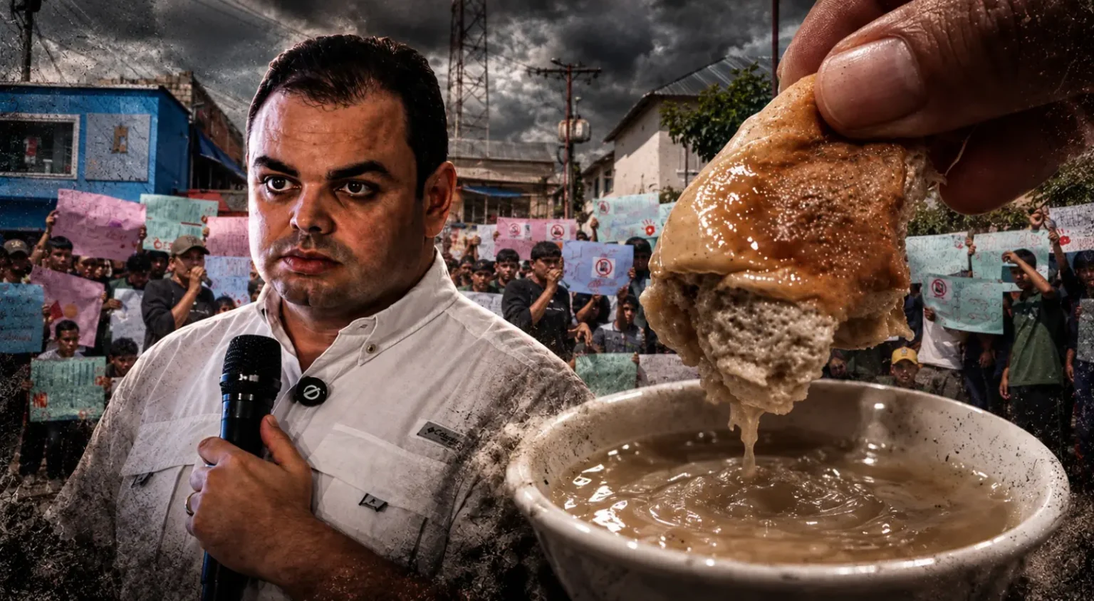 Só pão molhado: MPAM investiga merenda em escola de SP de Olivença