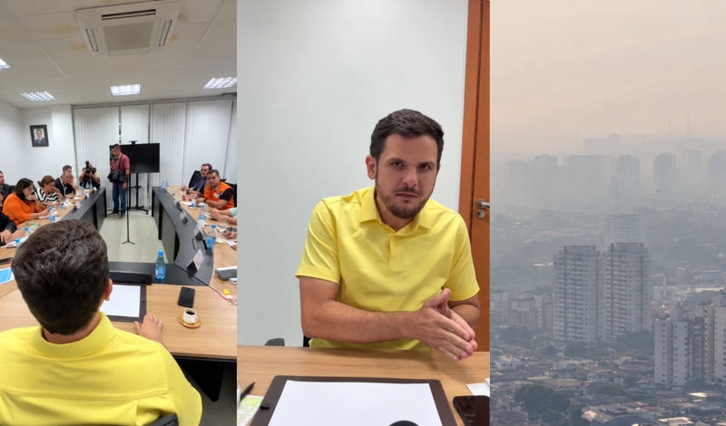 Prefeito Renato Junior cobra ações contra queimadas em Manaus