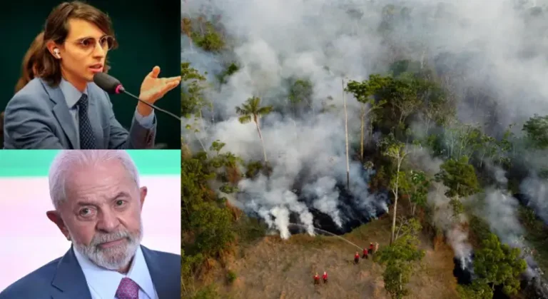 Deputado federal Amom cobra reação de Lula às queimadas no Amazonas