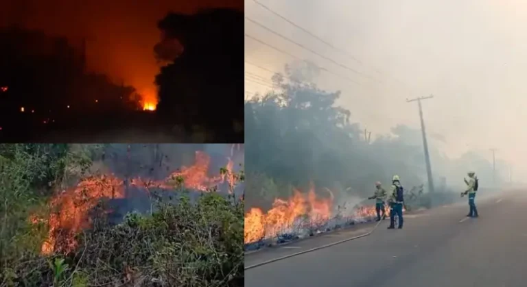 Autazes sufoca! Indígenas pedem ajuda contra poluição e fogo.