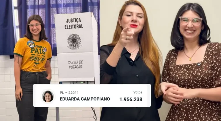 Antifeminista e feminina: Eduarda Campopiano é a mais votada do Brasil
