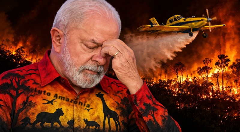 Lula perde ainda mais popularidade após crises na Amazônia
