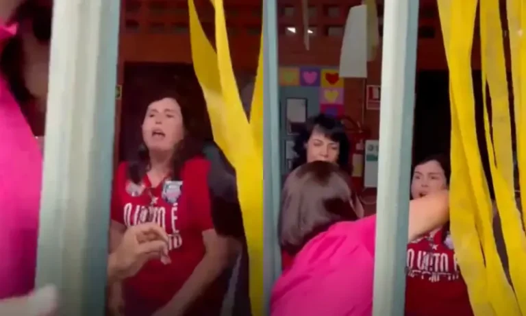 Michelle Bolsonaro é atacada por petista durante votação: vídeo exclusivo