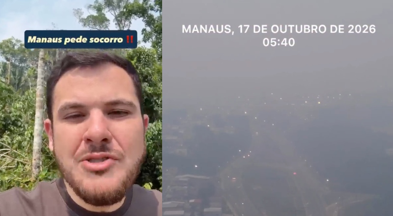 Prefeito Renato Junior clama por ajuda contra fumaças em Manaus