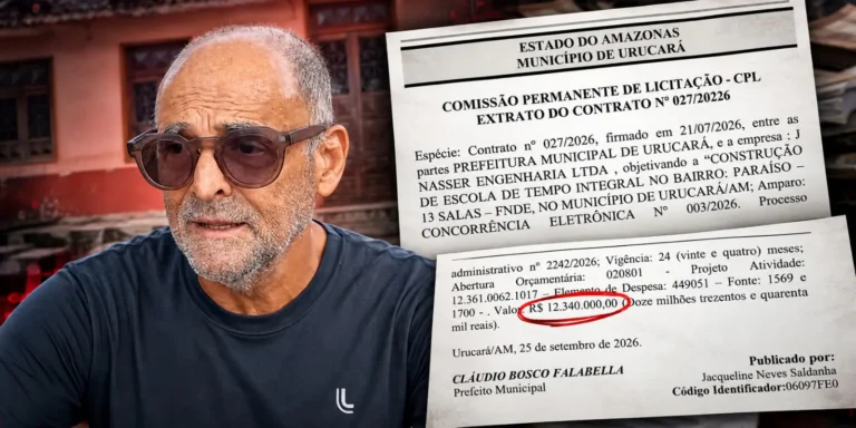 J Nasser Engenharia constrói escola com 13 salas em Urucará