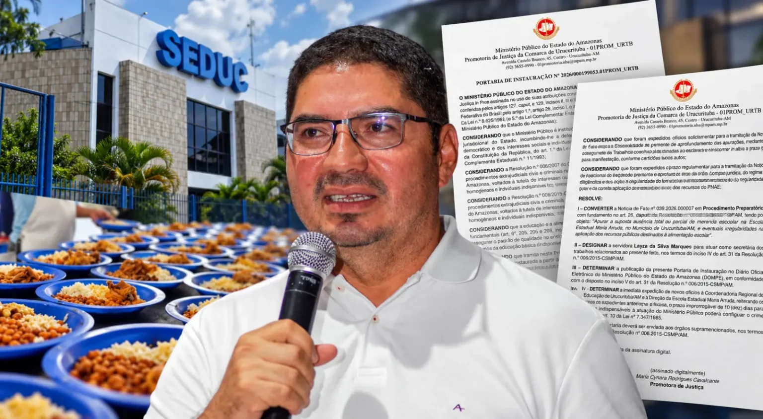 Escândalo: MPAM investiga falta de comida em escola em Urucurituba