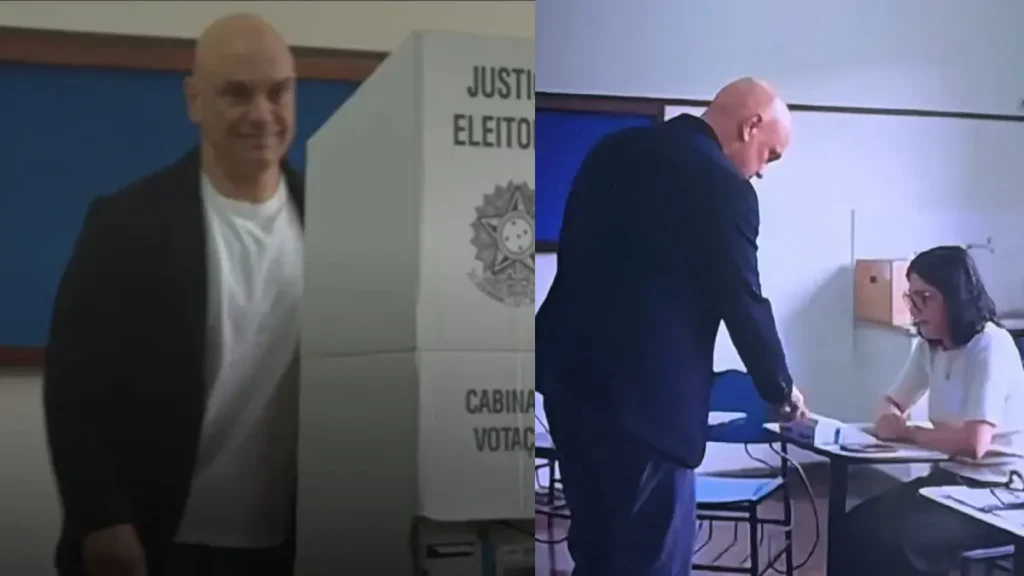 “Decidir o futuro do país”: Ministro Moraes vota no 2º turno
