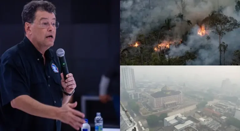 Eduardo Braga cobra ações do Governo do Amazonas contra queimadas