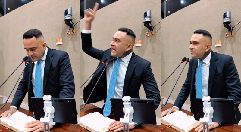 Sargento Salazar exalta o nome de Deus e fala sobre Justiça