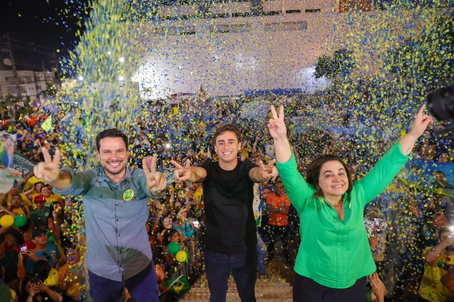 Capitão Alberto Neto e Maria do Carmo trazem Nikolas Ferreira a Manaus