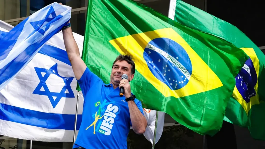 Flávio Bolsonaro vence Lula em Israel com grande diferença de votos